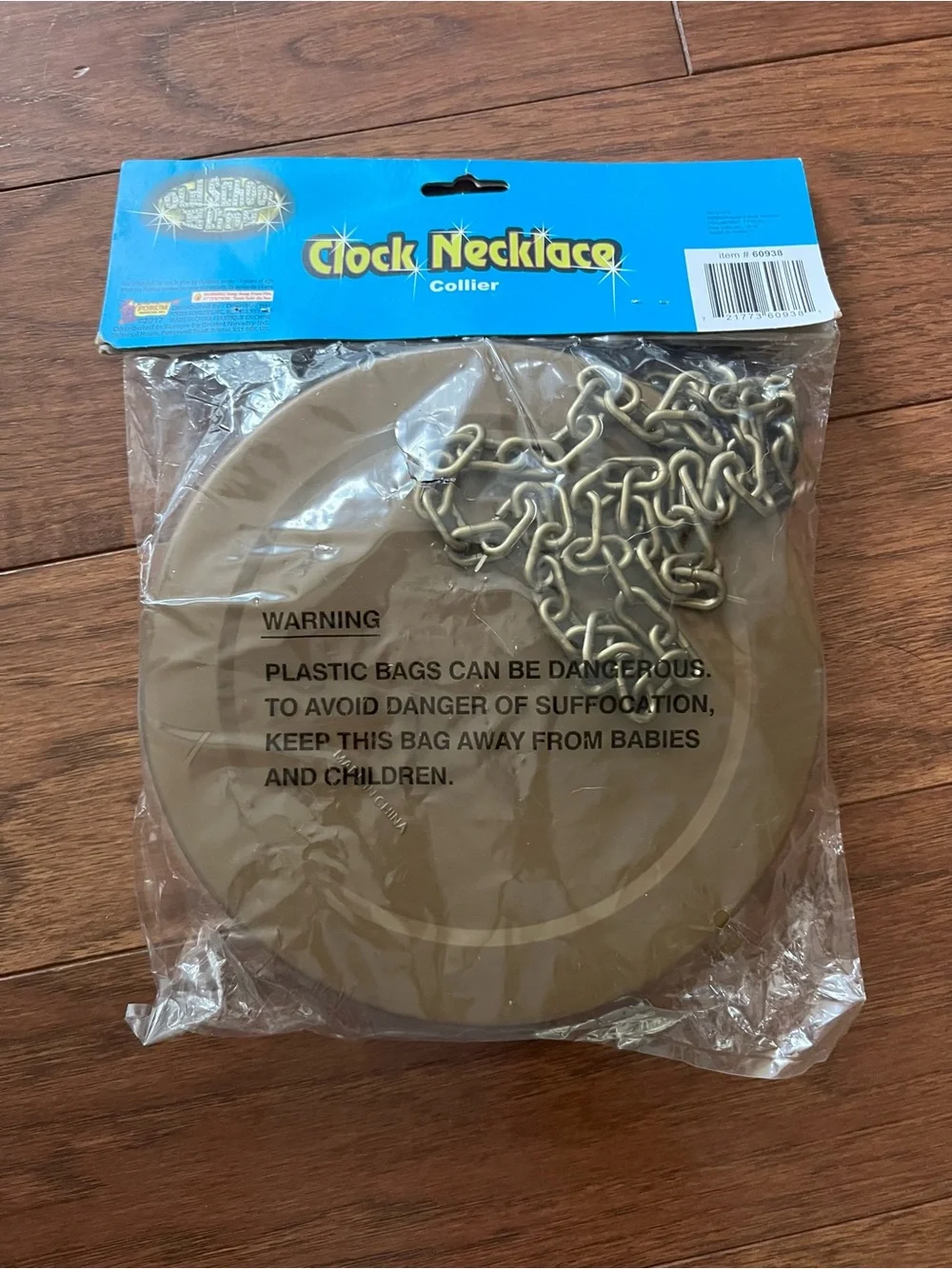 Clock Necklace. New